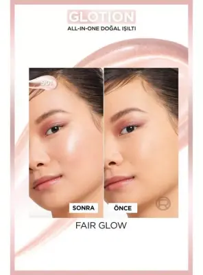 Loreal Paris Glotion All-In-One Doğal Işıltı - 901 Fair Glow - 6