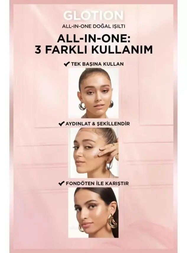 Loreal Paris Glotion All-In-One Doğal Işıltı - 902 Light Glow - 4