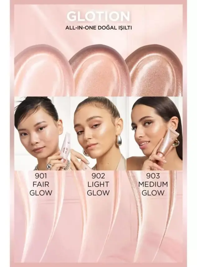 Loreal Paris Glotion All-In-One Doğal Işıltı - 902 Light Glow - 5
