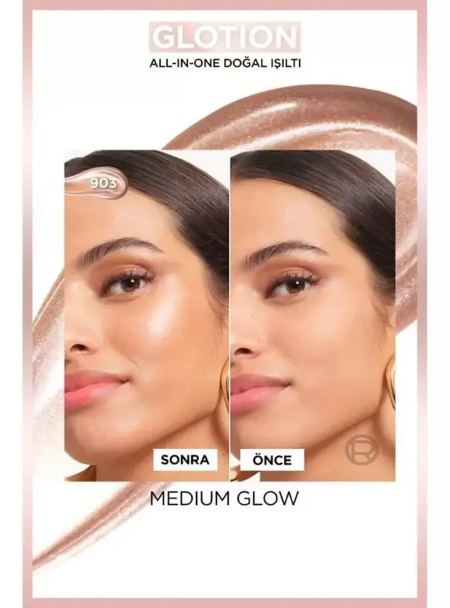 Loreal Paris Glotion All-In-One Doğal Işıltı - 903 Medium Glow - 6