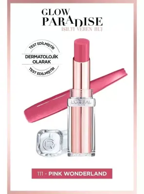 Loreal Paris Glow Paradise Balm-in-Lipstick - Işıltı Veren Ruj 111 Pink Wonderland - 1