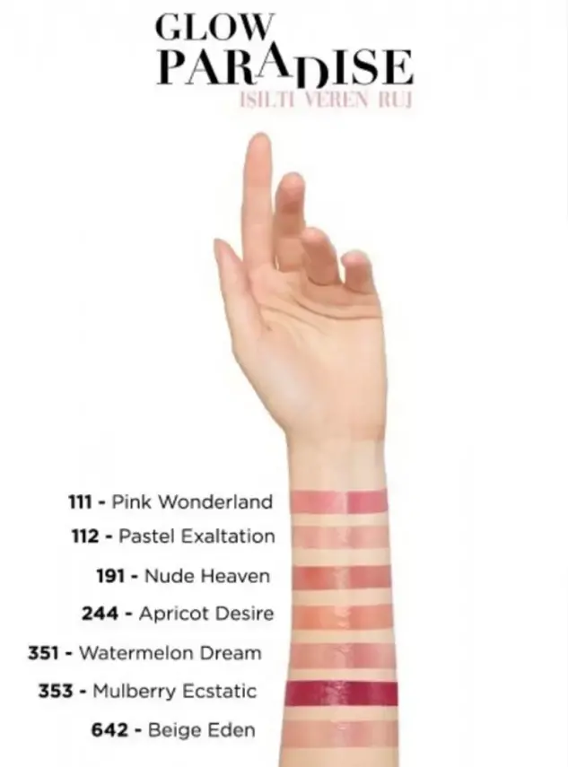 Loreal Paris Glow Paradise Balm-in-Lipstick - Işıltı Veren Ruj 112 Pastel Exaltation - 4