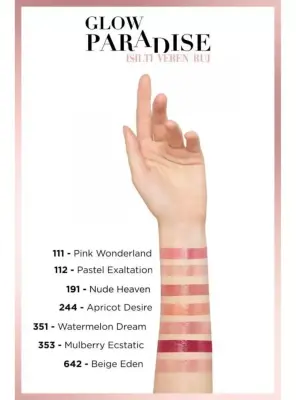 Loreal Paris Glow Paradise Balm-in-Lipstick - Işıltı Veren Ruj 191 Nude Heaven - 6