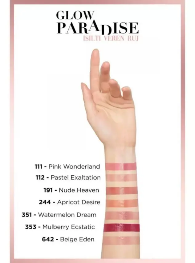 Loreal Paris Glow Paradise Balm-in-Lipstick - Işıltı Veren Ruj 191 Nude Heaven - 6