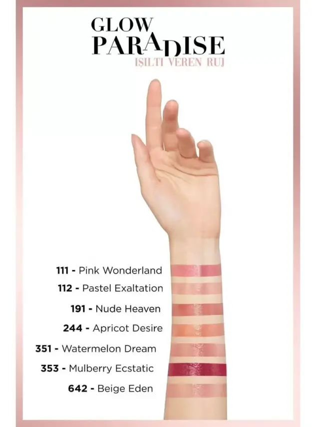 Loreal Paris Glow Paradise Balm-in-Lipstick - Işıltı Veren Ruj 642 Beige Eden - 3