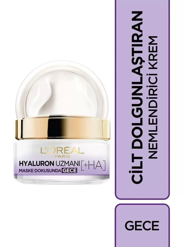 Loreal Paris Hyaluron Uzmanı Nemlendirici Gece Kremi 50 ml - Loreal