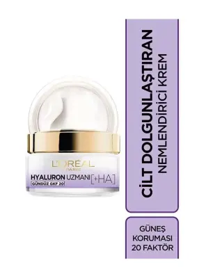 Loreal Paris Hyaluron Uzmanı Nemlendirici Gündüz Kremi Spf20 50 ml - 1