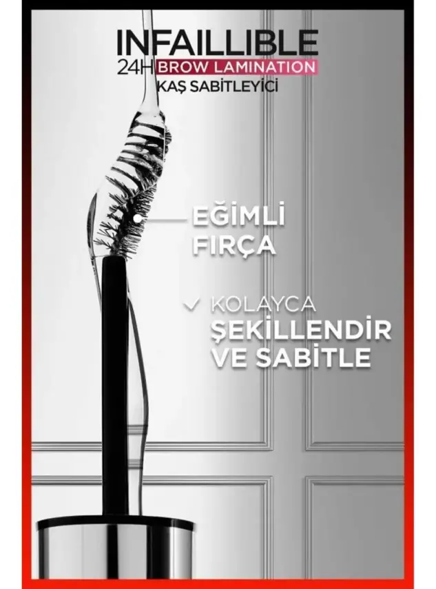 Loreal Paris Infaillible 24H Brow Lamination Şeffaf Kaş Sabitleyici - 00 Clear/Transparent - 3