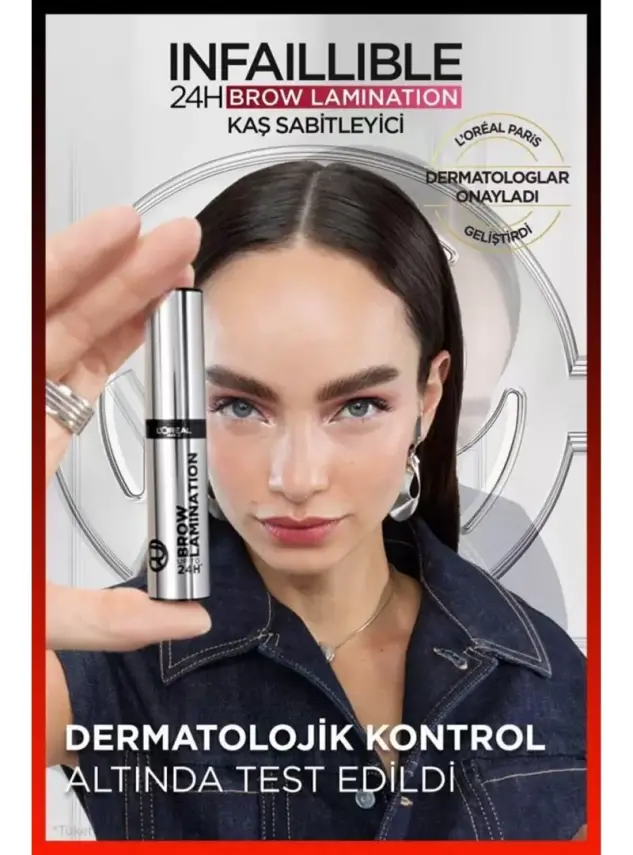 Loreal Paris Infaillible 24H Brow Lamination Şeffaf Kaş Sabitleyici - 00 Clear/Transparent - 6