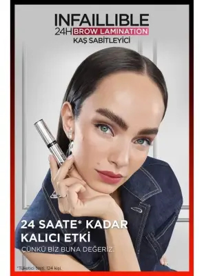 Loreal Paris Infaillible 24H Brow Lamination Şeffaf Kaş Sabitleyici - 00 Clear/Transparent - 7