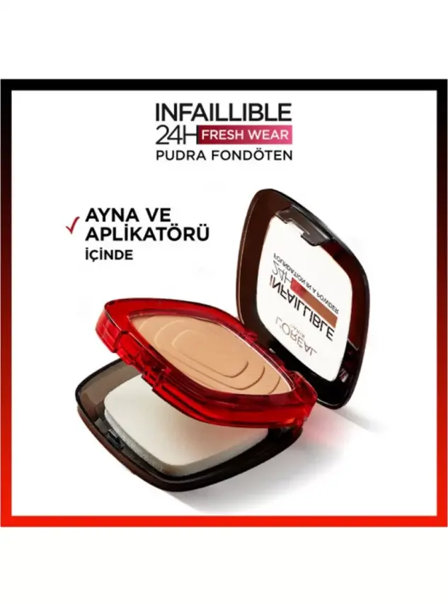 Loreal Paris Infaillible 24H Fresh Wear Pudra Fondöten 120 Vanilla 9gr - 2