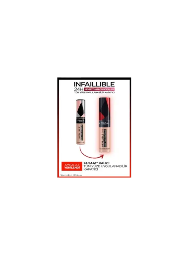 Loreal Paris Infaillible 24H Tüm Yüze Uygulanabilir Kapatıcı - 327 Cashmere 11ml - 4