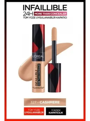 Loreal Paris Infaillible 24H Tüm Yüze Uygulanabilir Kapatıcı - 327 Cashmere 11ml - 5