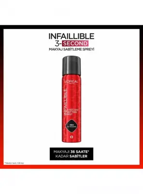 Loreal Paris Infaillible 3-Second Makyaj Sabitleme Spreyi 75ml - 1