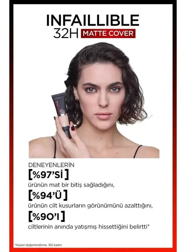 Loreal Paris Infaillible 32H Matte Cover Yüksek Kapatıcı Fondöten - 110 VANIL - 4