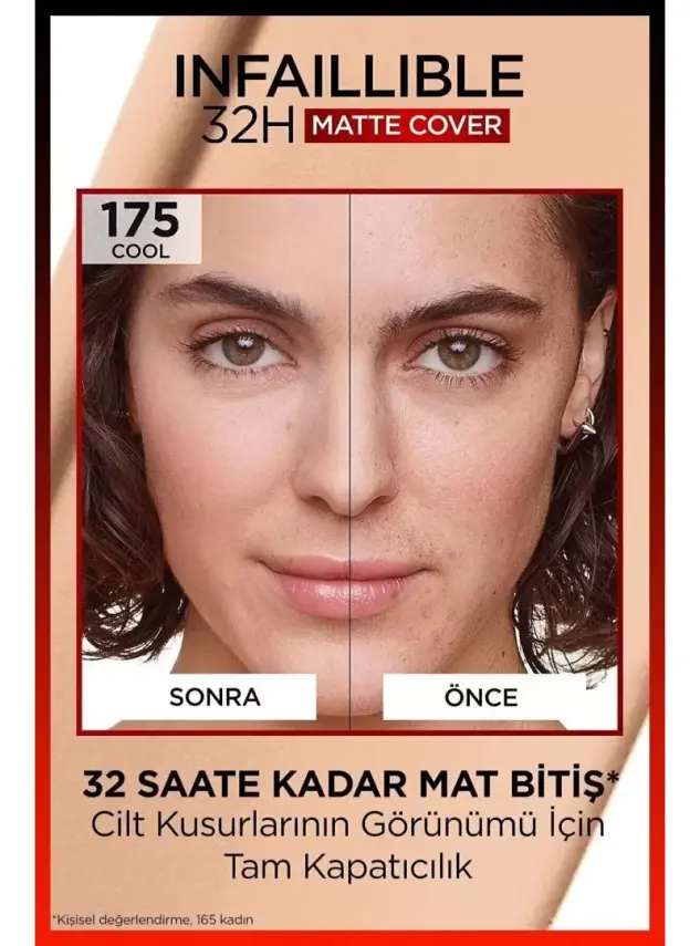 Loreal Paris Infaillible 32H Matte Cover Yüksek Kapatıcı Fondöten - 175 SABLE - 2