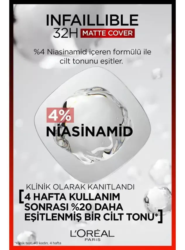 Loreal Paris Infaillible 32H Matte Cover Yüksek Kapatıcı Fondöten - 175 SABLE - 5