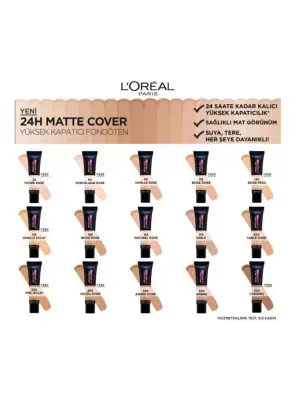 Loreal Paris Infaillible 32H Matte Cover Yüksek Kapatıcı Fondöten - 200 SABLE - 2