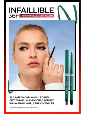 Loreal Paris Infaillible Automatic Jel Göz Kalemi - Gri - 2