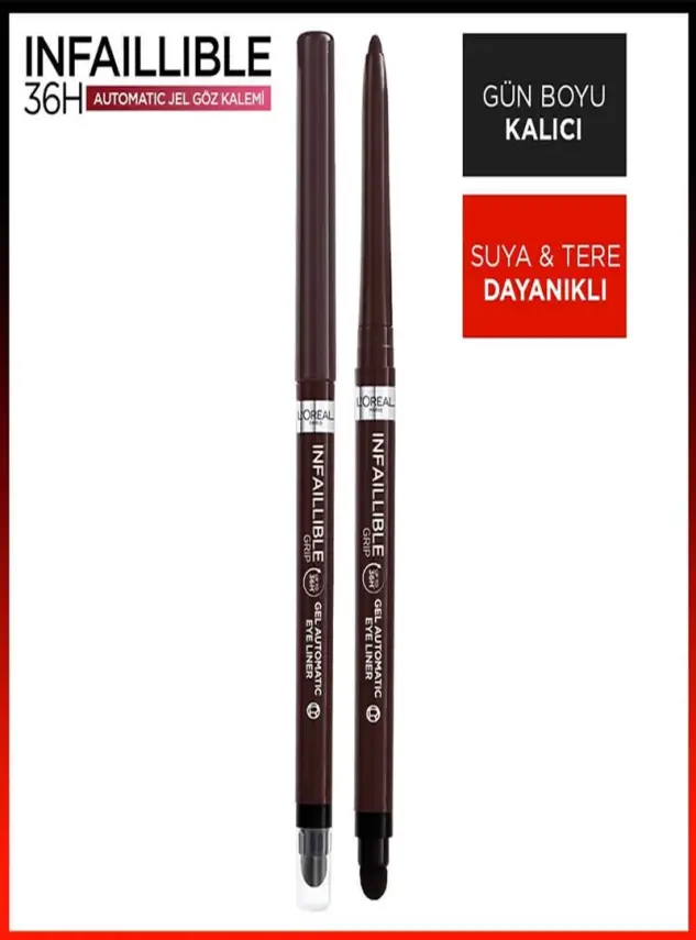 Loreal Paris Infaillible Automatic Jel Göz Kalemi - Kahverengi - 1