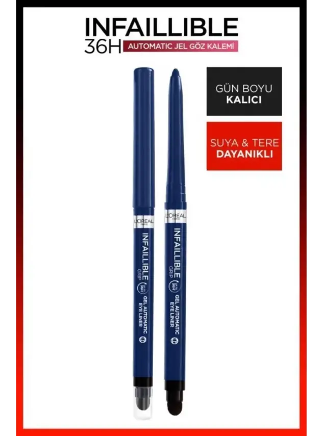 Loreal Paris Infaillible Automatic Jel Göz Kalemi - Mavi - 1