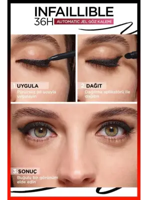 Loreal Paris Infaillible Automatic Jel Göz Kalemi - Mavi - 5
