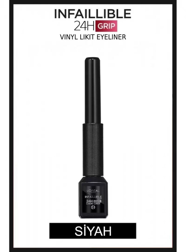 Loreal Paris Infaillible Grip 24H Vinyl Likit Eyeliner - Siyah - Loreal