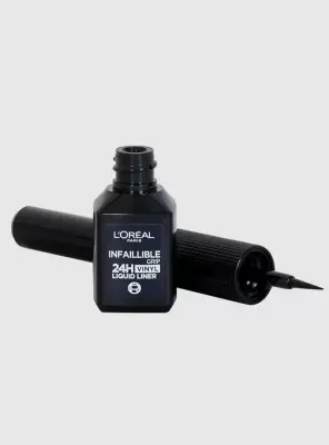 Loreal Paris Infaillible Grip 24H Vinyl Likit Eyeliner - Siyah - 5