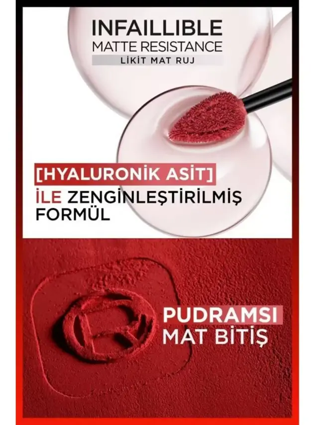 Loreal Paris Infaillible Matte Resistance Likit Mat Ruj - 115 Snooze Your Alarm - 4