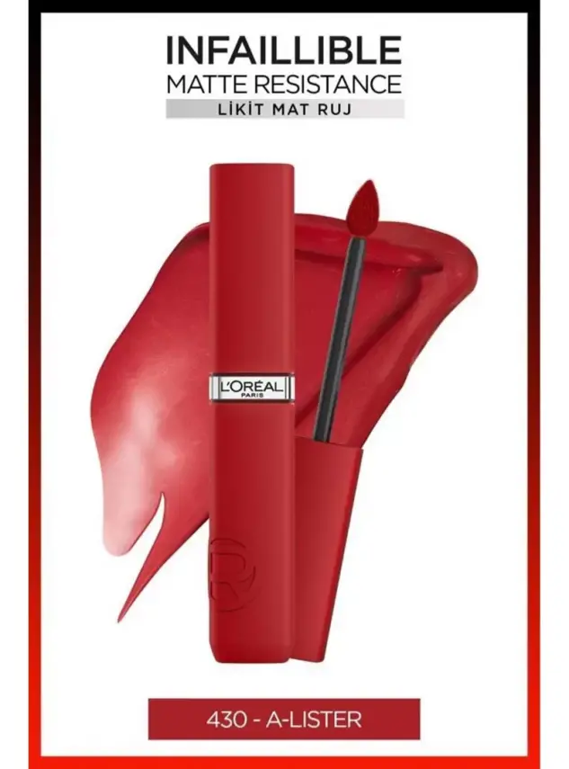 Loreal Paris Infaillible Matte Resistance Likit Mat Ruj - 430 A-Lister - 1