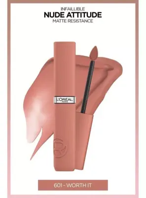 Loreal Paris Infaillible Matte Resistance Likit Mat Ruj - 601 Worth It - 1