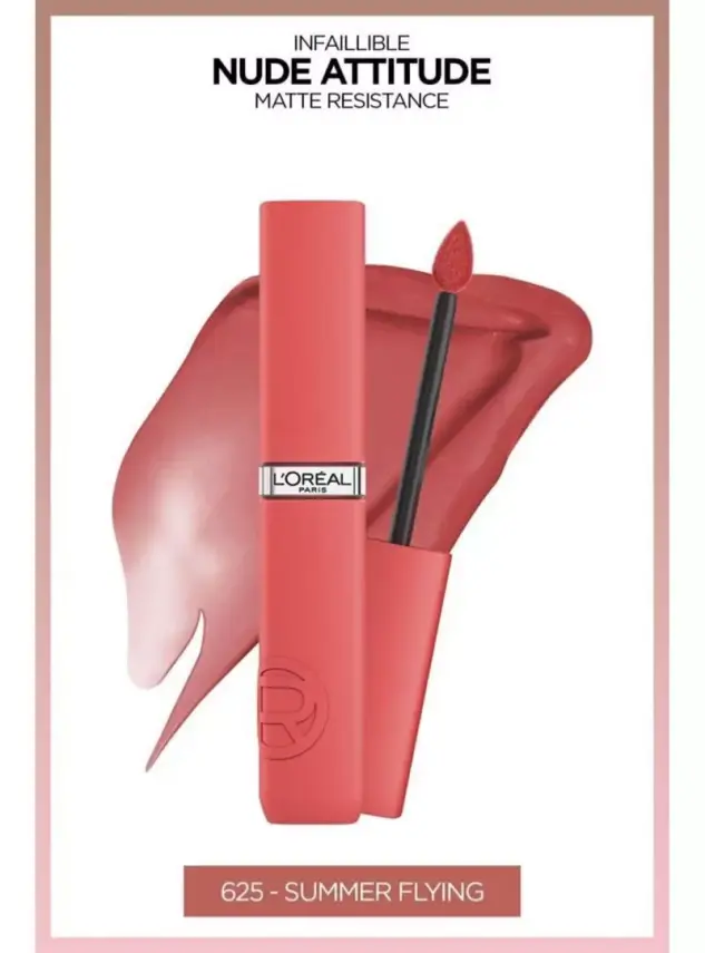 Loreal Paris Infaillible Matte Resistance Likit Mat Ruj - 625 Summer Flying - 1