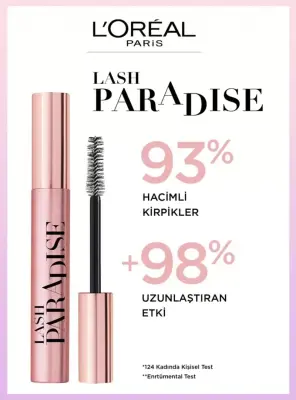 Loreal Paris Lash Paradise Siyah Maskara 6.4ml - 2