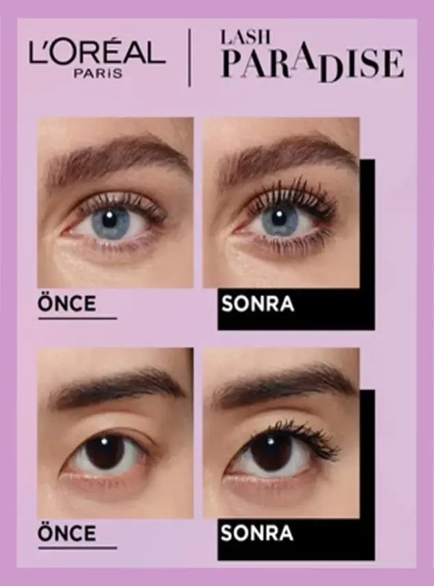 Loreal Paris Lash Paradise Siyah Maskara 6.4ml - 6