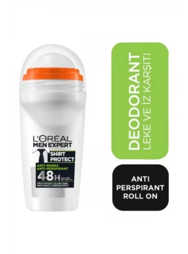 Loreal Paris Men Expert Shirt Protect XXL Ball Roll On - Leke Karşıtı - 50 ml - Loreal