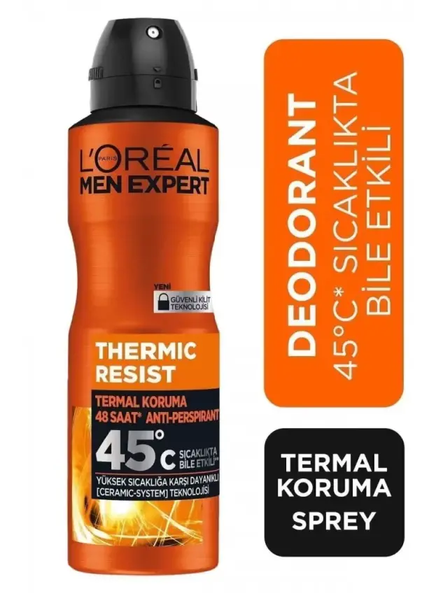 Loreal Paris Men Expert Thermic Resist Sprey Deodorant - Termal Koruma - 150 ml - 1