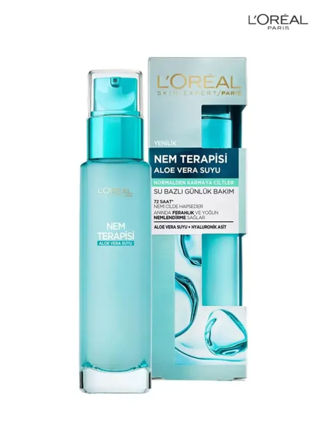 Loreal Paris Nem Terapisi Aloe Vera Suyu - Normalden Karmaya Ciltler - 70 ml - 2
