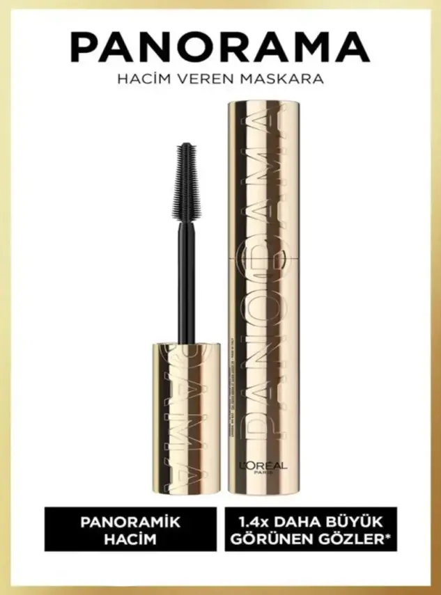 Loreal Paris Panorama Hacim Veren Maskara Siyah 9.9 ml - 1