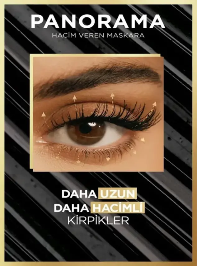 Loreal Paris Panorama Hacim Veren Maskara Siyah 9.9 ml - 3