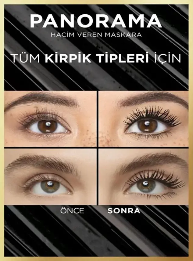 Loreal Paris Panorama Hacim Veren Maskara Siyah 9.9 ml - 4
