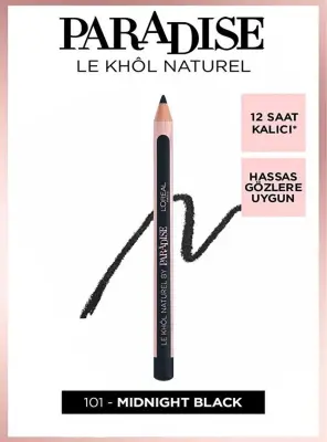 Loreal Paris Paradise Le Khol Göz Kalemi 101 Midnight Black - 1