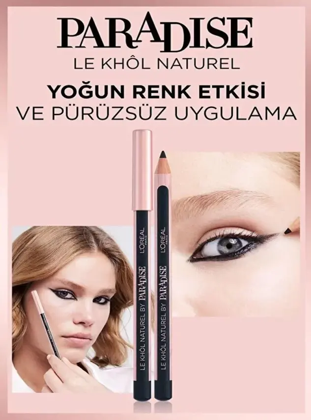 Loreal Paris Paradise Le Khol Göz Kalemi 101 Midnight Black - 5