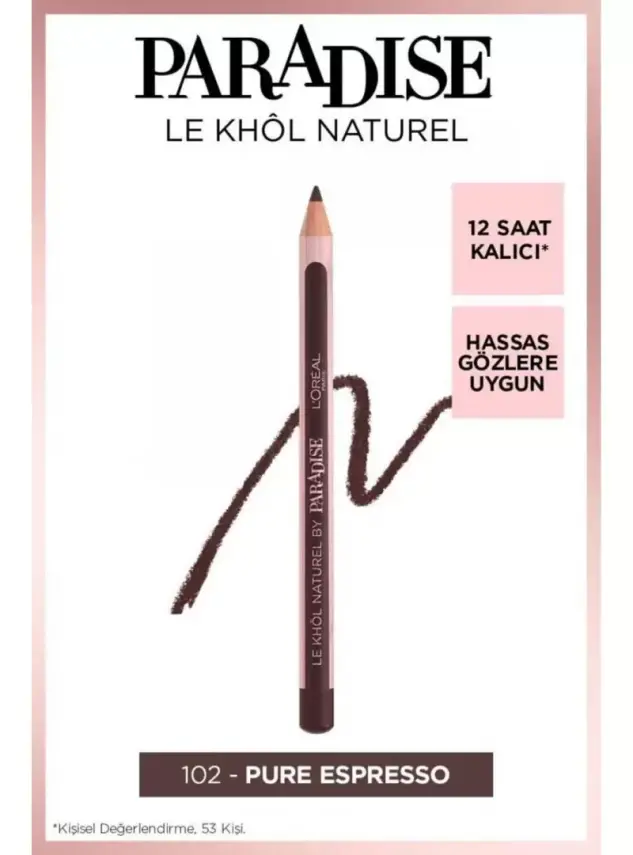 Loreal Paris Paradise Le Khol Göz Kalemi 102 Pure Espresso - 1