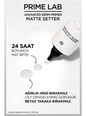Loreal Paris Prime Lab Matte Setter Matlaştırıcı Salisilik Asit İçeren Primer 30 ml - 4