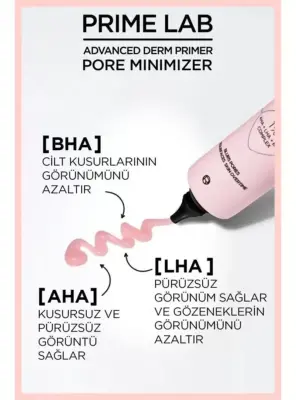 Loreal Paris Prime Lab Pore Minimizer Gözenek Küçültücü AHA ve BHA İçeren Primer 30 ml - 4