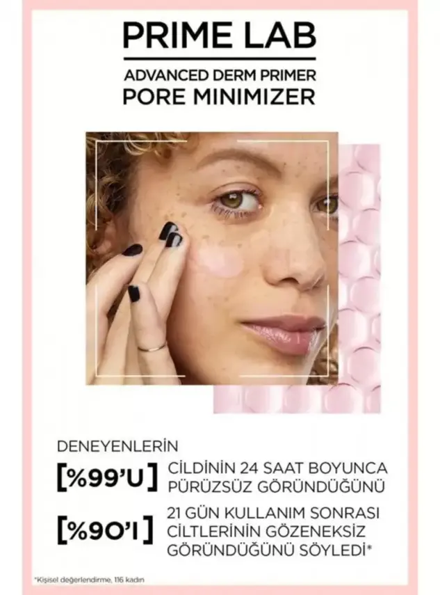 Loreal Paris Prime Lab Pore Minimizer Gözenek Küçültücü AHA ve BHA İçeren Primer 30 ml - 6