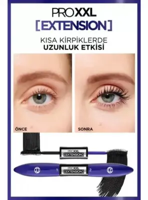 Loreal Paris Pro XXL Extension Çift Taraflı Maskara - Uzunluk Etkisi 9 ml - 4