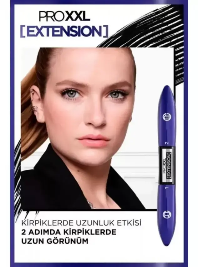 Loreal Paris Pro XXL Extension Çift Taraflı Maskara - Uzunluk Etkisi 9 ml - 5