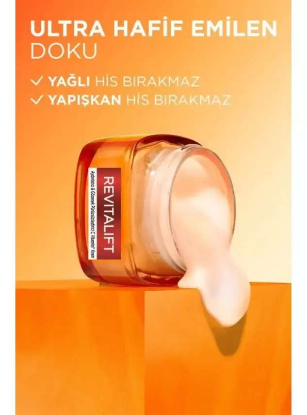 Loreal Paris Revitalift Aydınlatıcı & Gözenek Pürüzsüzleştirici C Vitamini Krem 50 ml - 2