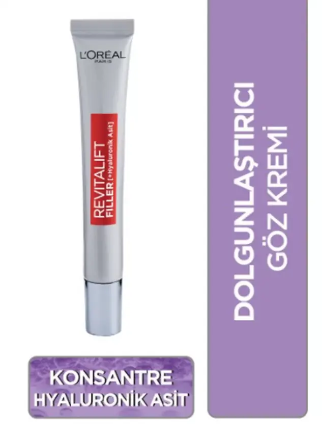Loreal Paris Revitalift Filler Dolgunlaştırıcı Yaşlanma Karşıtı Göz Bakım Kremi 15 ml - 1